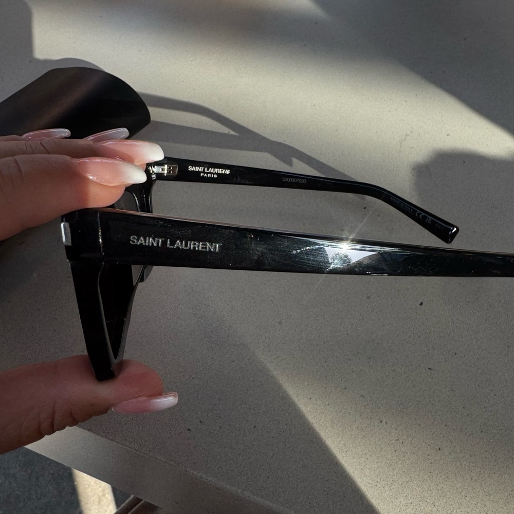 Saint Laurent SL610/F Black Sunglasses/ Unisex